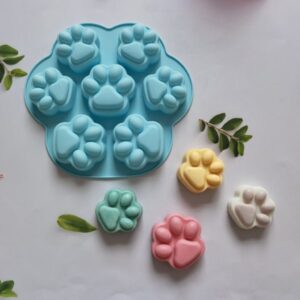 Animal Paw Print Silicone Chocolate Mold Ice Cube